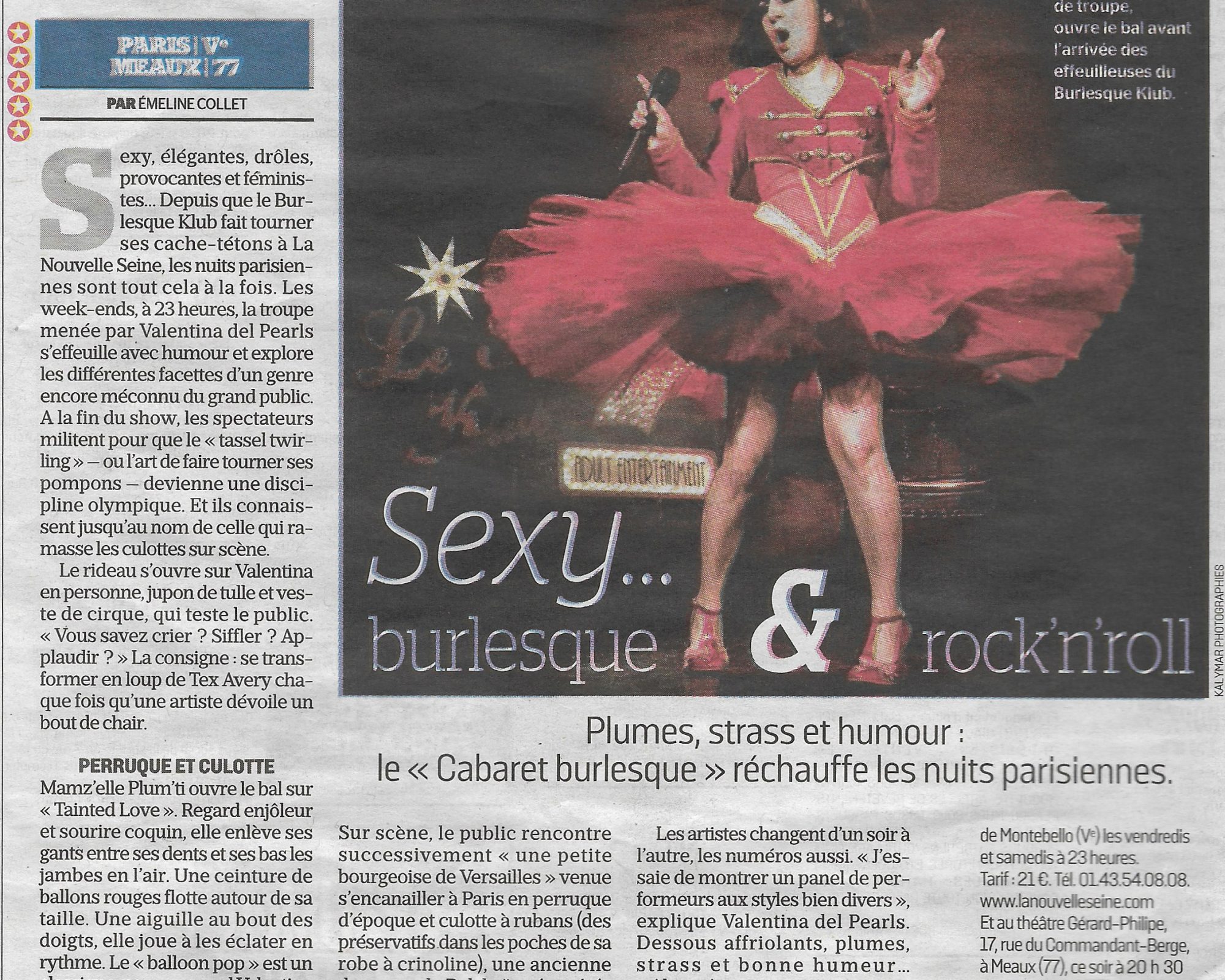 Le Burlesque Klub Cabaret Burlesque